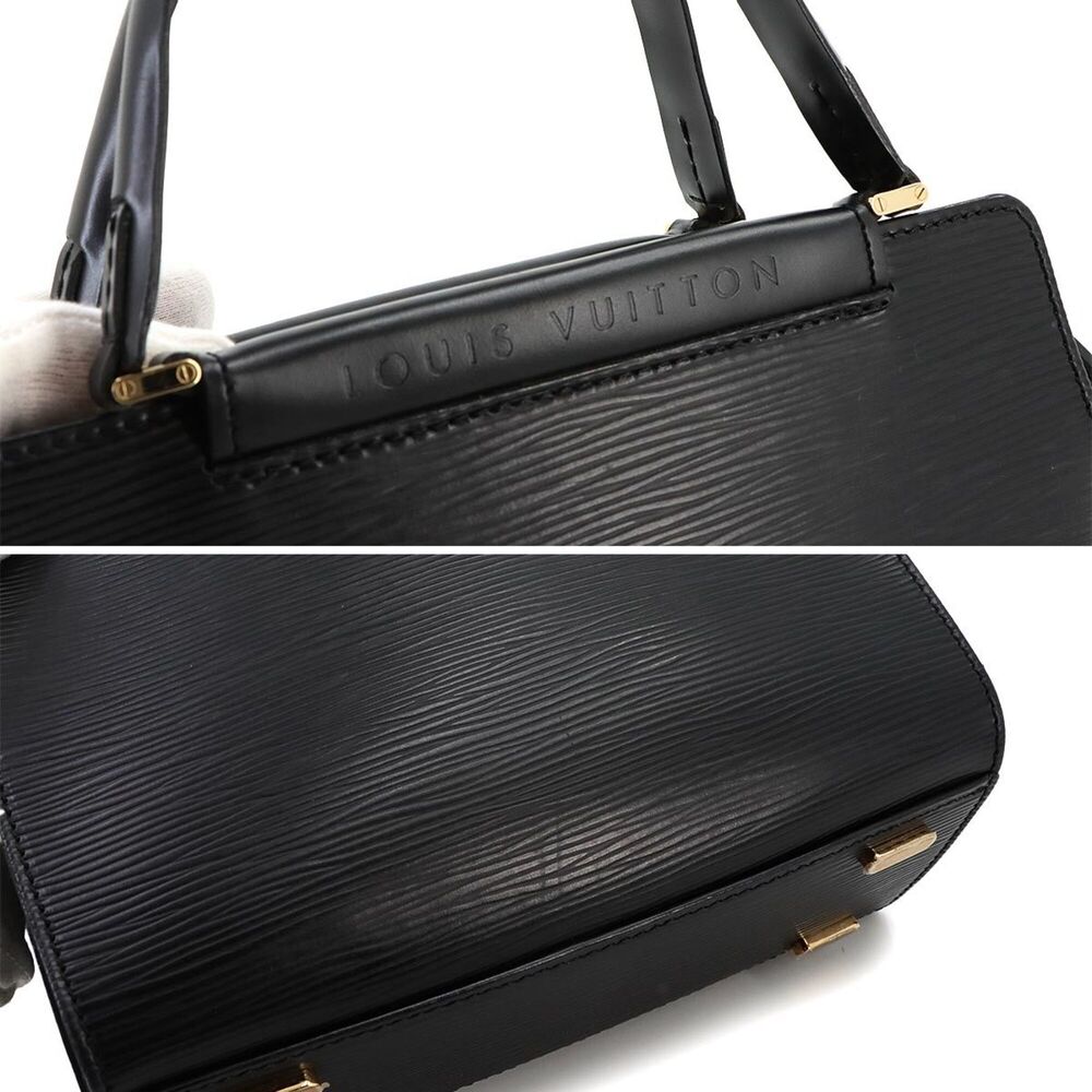 Louis Vuitton Figari PM Epi Leather Handbag, Noir (M52012), Gold Hardware - Picture 9 of 10
